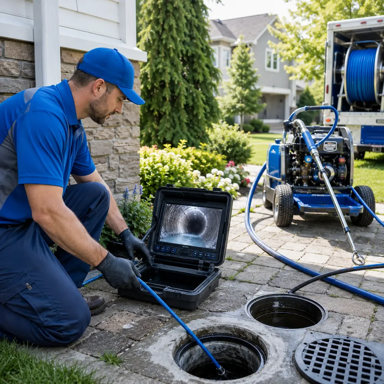 Outdoor drain cleaning professionals serving Highland, MI